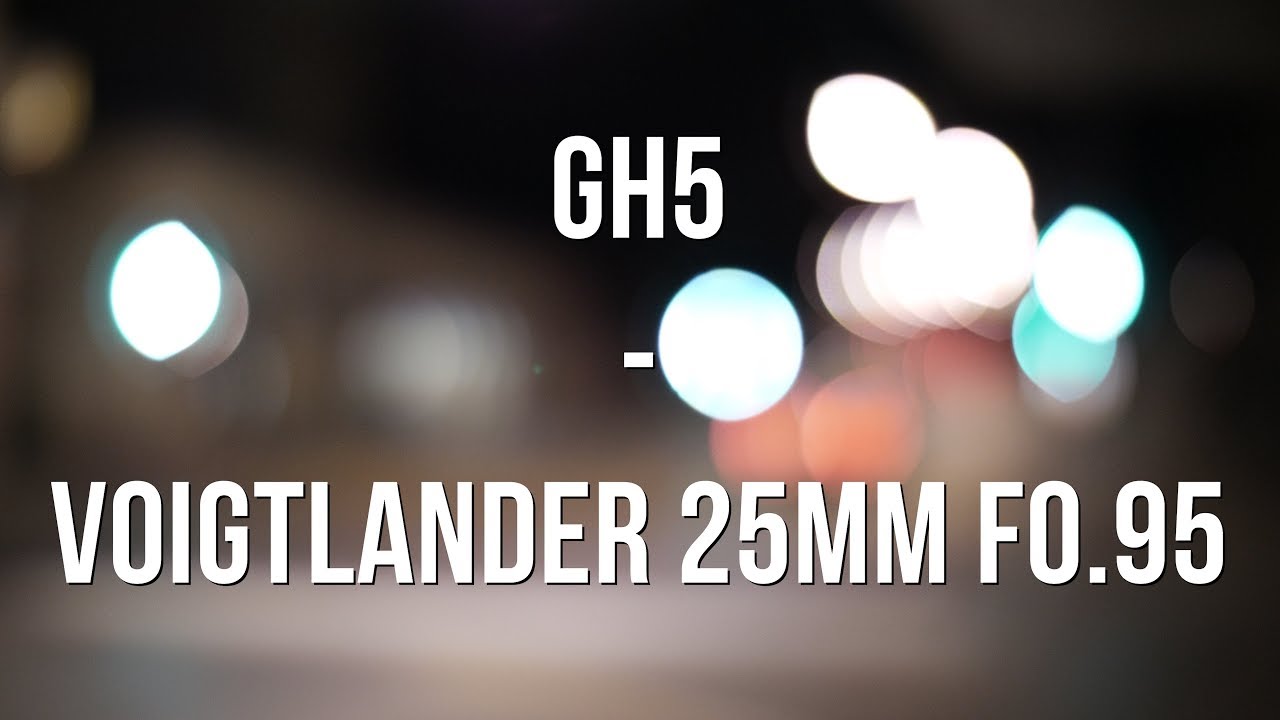 Lausanne by night 4K - GH5 + Voigtlander Nokton 25mm F0.95