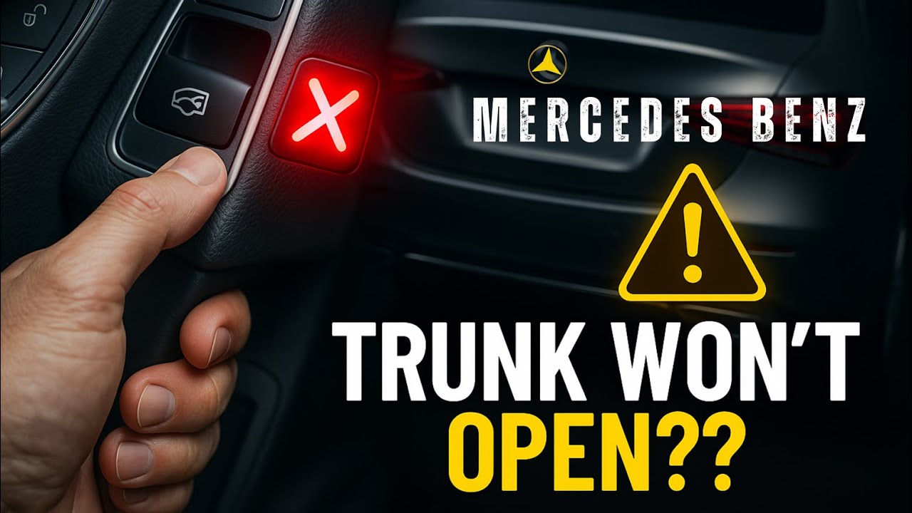 Mercedes Benz Driver Side Trunk Switch that is Defective । Wayne A. Robertson
