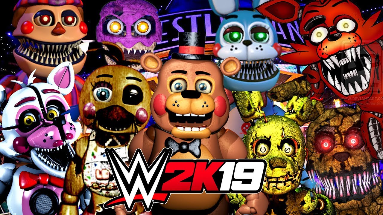 NEW FNAF ROYAL RUMBLE WWE 2K19