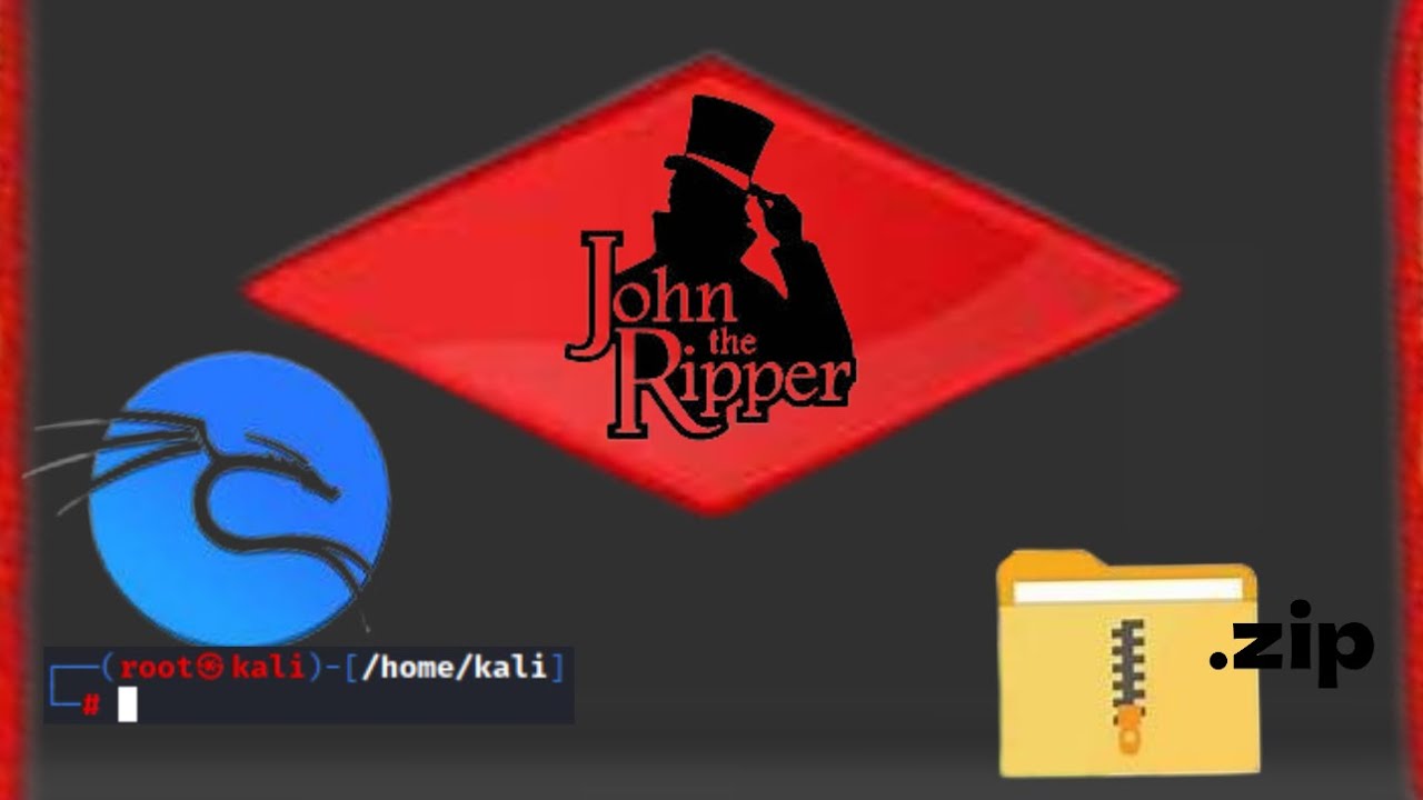 CRACKER UN FICHIER ZIP AVEC JOHN THE RIPPER !!