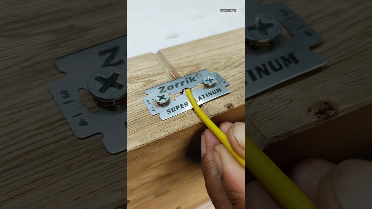 Diy Clean Copper Wires #gsdiymaker #shorts