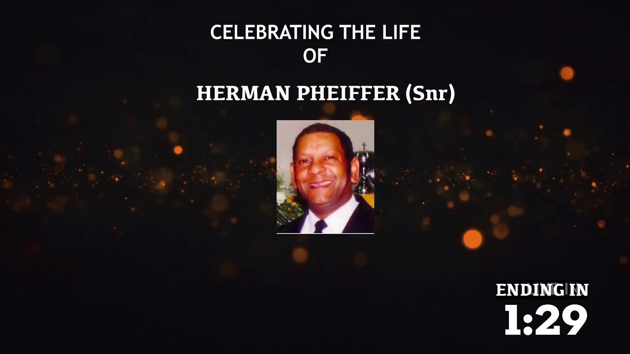 FUNERAL DIVINE SERVICE OF HERMAN PHEIFFER