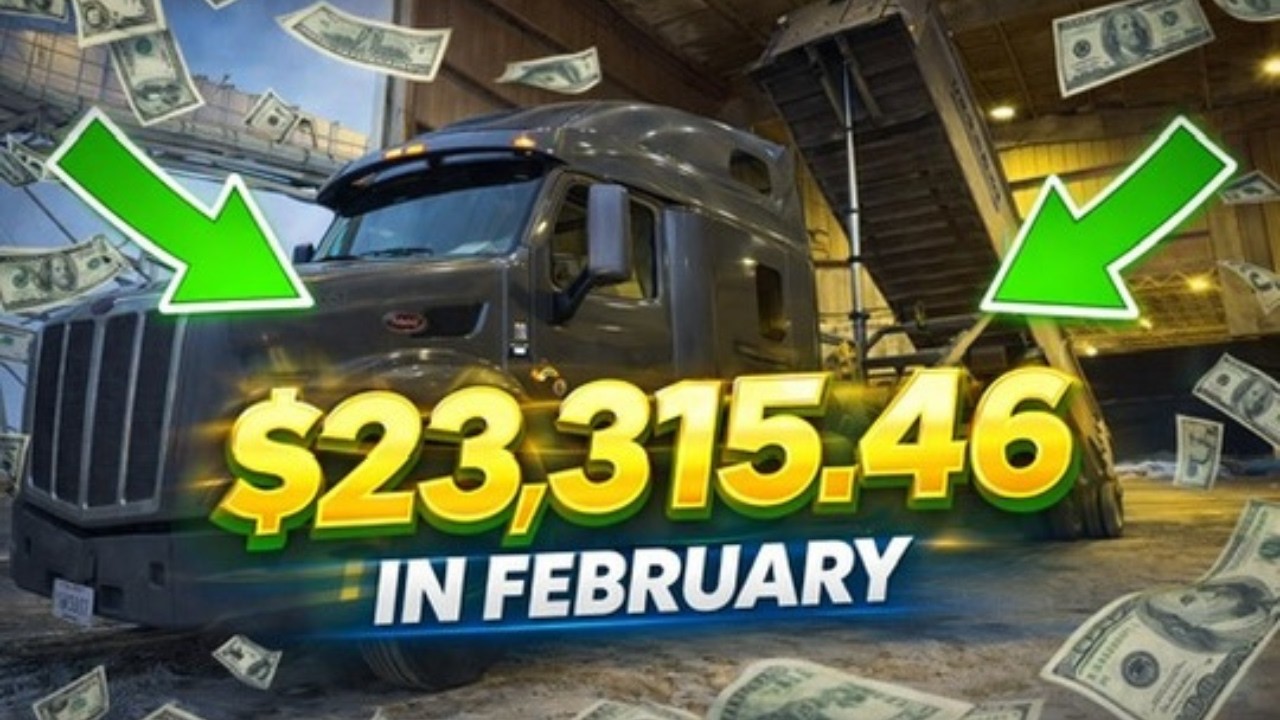 008: ⭐️ I Made $23,315.46 in February Trucking | Full Breakdown 🚛