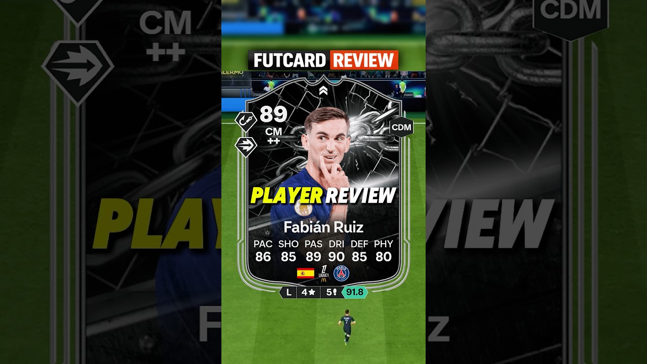 🇪🇸 89 FABI&Aacute;N RUIZ Review in FC26 - INSANE CM 🔥🙏🏽 #fc26 #showdown #sbc #fabianruiz #review #fifa
