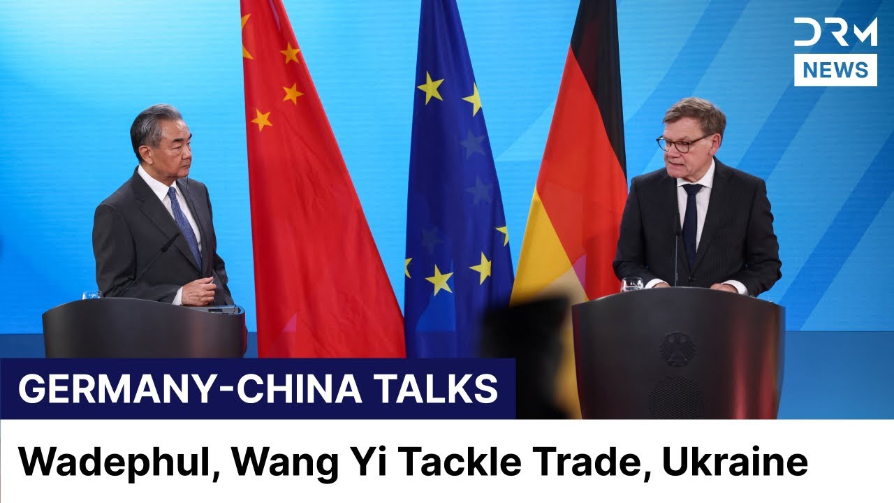 FULL PRESSER: German FM Wadephul and Chinese FM Wang Yi Hold Press Conference in Berlin | AC1G