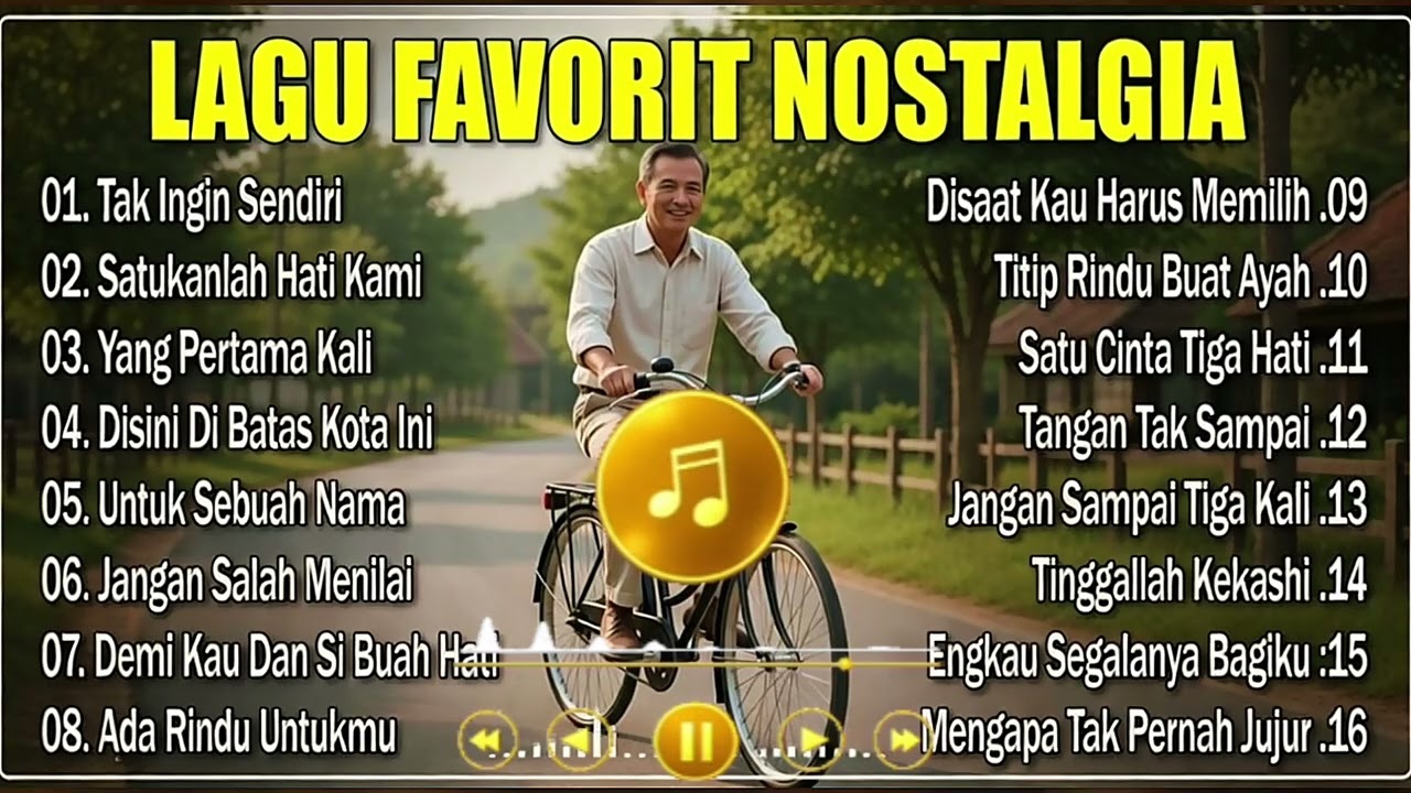 LAGU PILIHAN FAVORIT TAHUN 90'AN || NOSTALGIA LAGU SANTAI