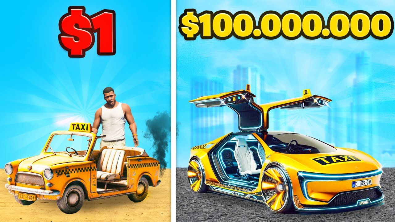 TAXI de 1$ vs 100.000.000$ en GTA 5