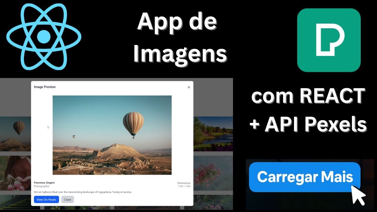 Crie um App de Galeria de Imagens com React e API do Pexels