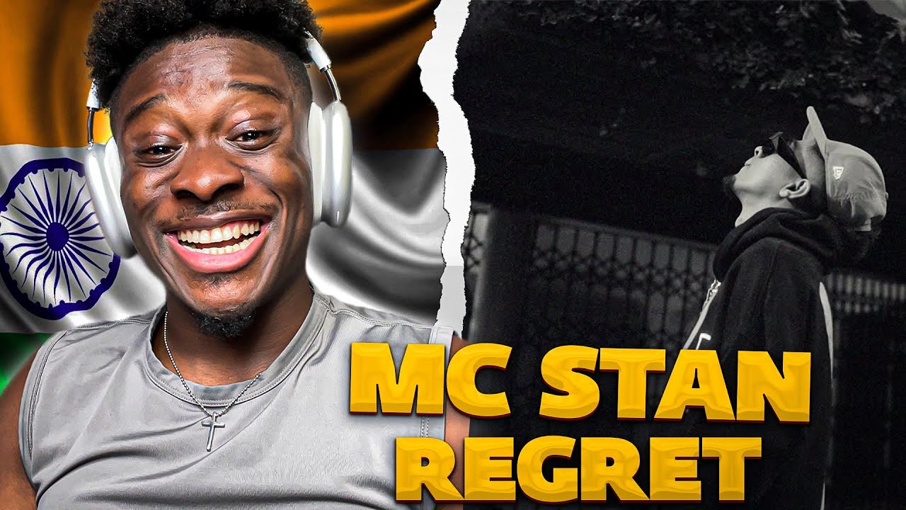 MC STAN - REGRET (Official Video) | INSAAN | 🇮🇳 2023 REACTION