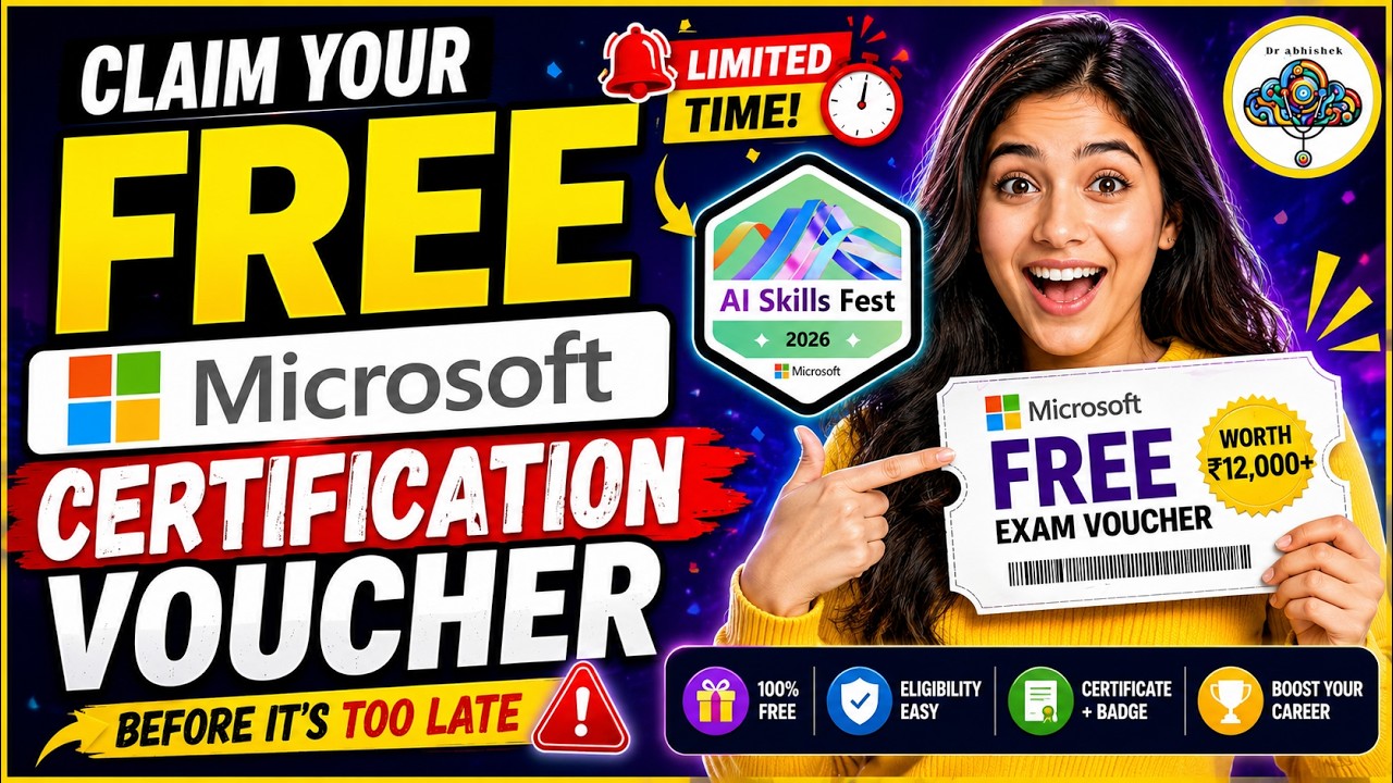 Получите БЕСПЛАТНЫЙ ваучер на сертификацию Microsoft, пока не поздно! Фестиваль навыков в области...