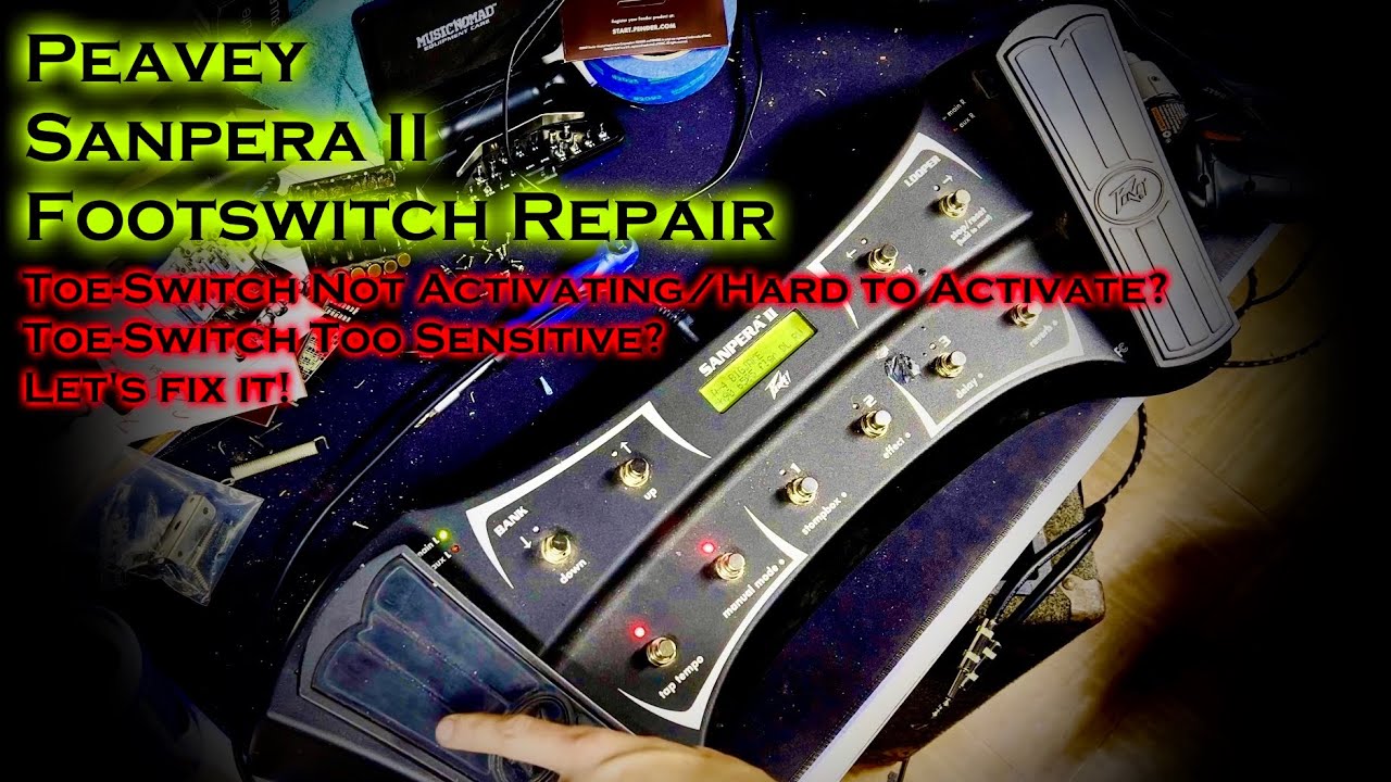 Peavey Sanpera II - Footswitch/Toeswitch Repair!