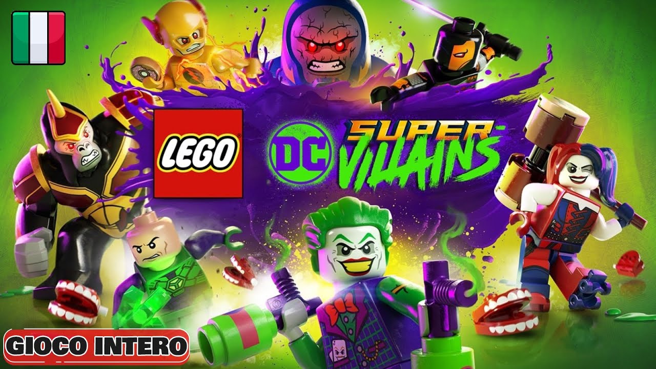 LEGO DC Super-Villains ITALIANO GIOCO INTERO + justice league completo + tutti i DLC