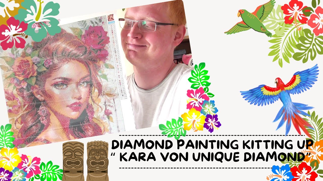 Diamond Painting Kitting Up “ Kara von Unique Diamond”