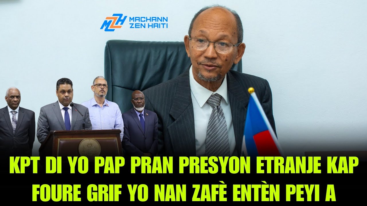 PM ALIX REVOKE?! Leslie Voltaire di KPT pap pran presyon okenn peyi etranje! Pa gen fè bak!
