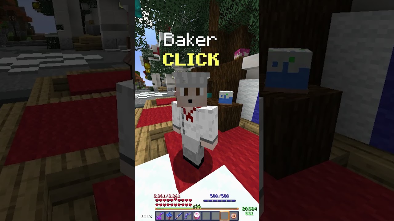 Claiming My New Years Cake in Hypixel Skyblock!