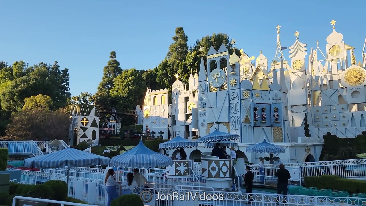 2/22/26 The Disneyland Railroad: E.P. Ripley 2 passes It's A Small World-1