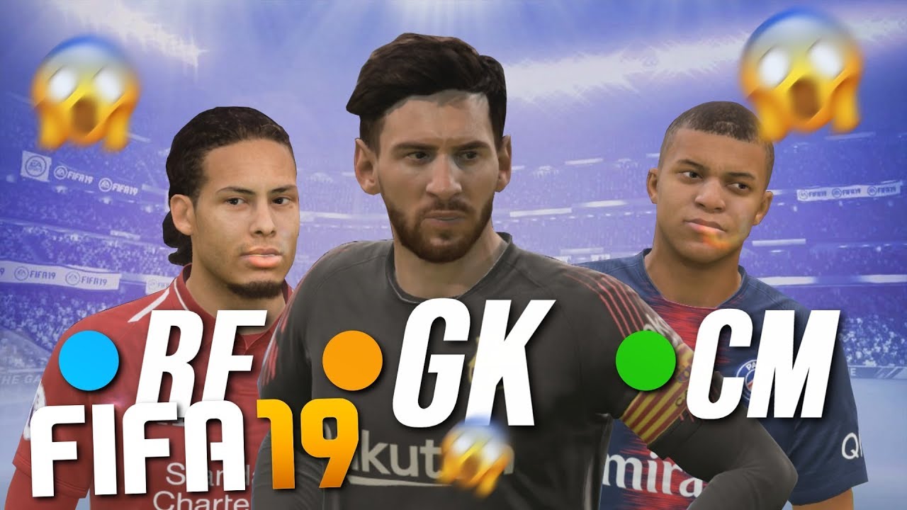 WHAT IF YOU RANDOMISE EVERY PLAYER'S POSITION ON FIFA 19?