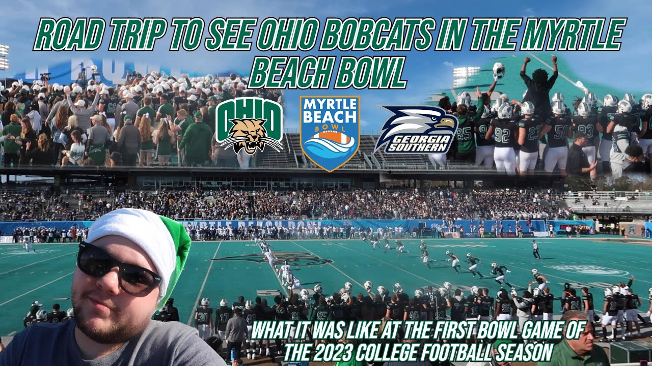 Road Trip to the Myrtle Beach Bowl to Watch the Ohio Bobcats: Sports Vlog 