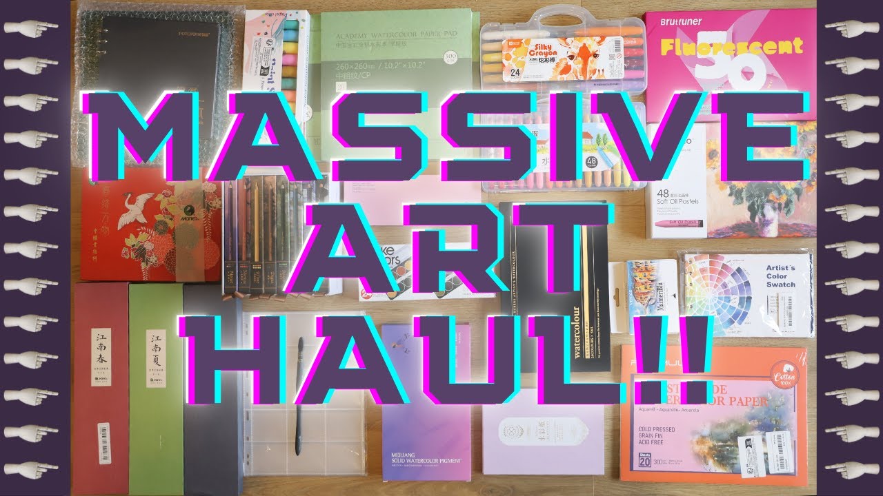 **MASSIVE ART HAUL** – Holbein, MaimeriBlu, Paul Rubens, Brutfuner, Meeden, Fuumuui, Baohong & more!
