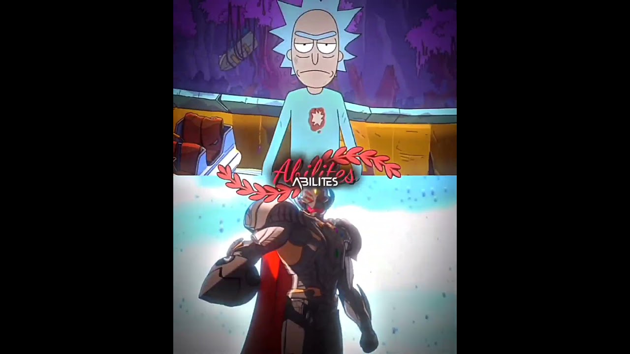 Rick Sanchez vs Infinity Ultron #rickandmorty #edit #ricksanchez #wisedit #marvel #shorts