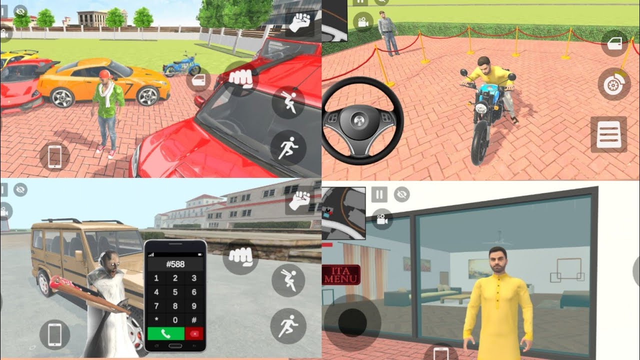 😘New bike delvery indian theft aloto simulator #viralvideo New kerektr add Kiy #gaming #gta #automob