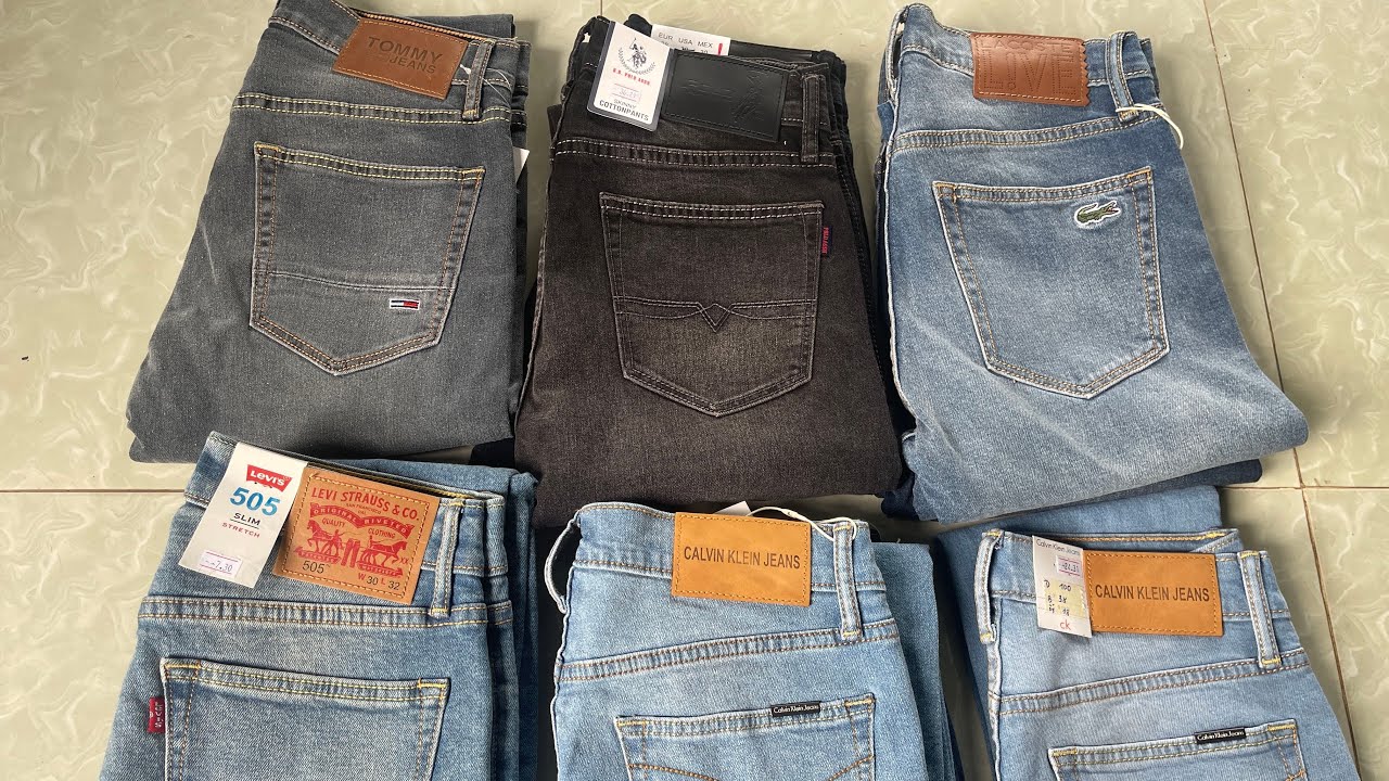 5/3 Xả quần jean nam ĐỒNG GIÁ 300k bao ship , levis , tommy, ck ,…
