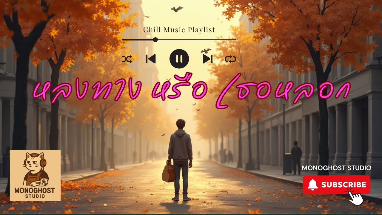 หลงทางหรือเธอหลอก | Acoustic Pop | Monoghost Studio (Official Lyric Video)