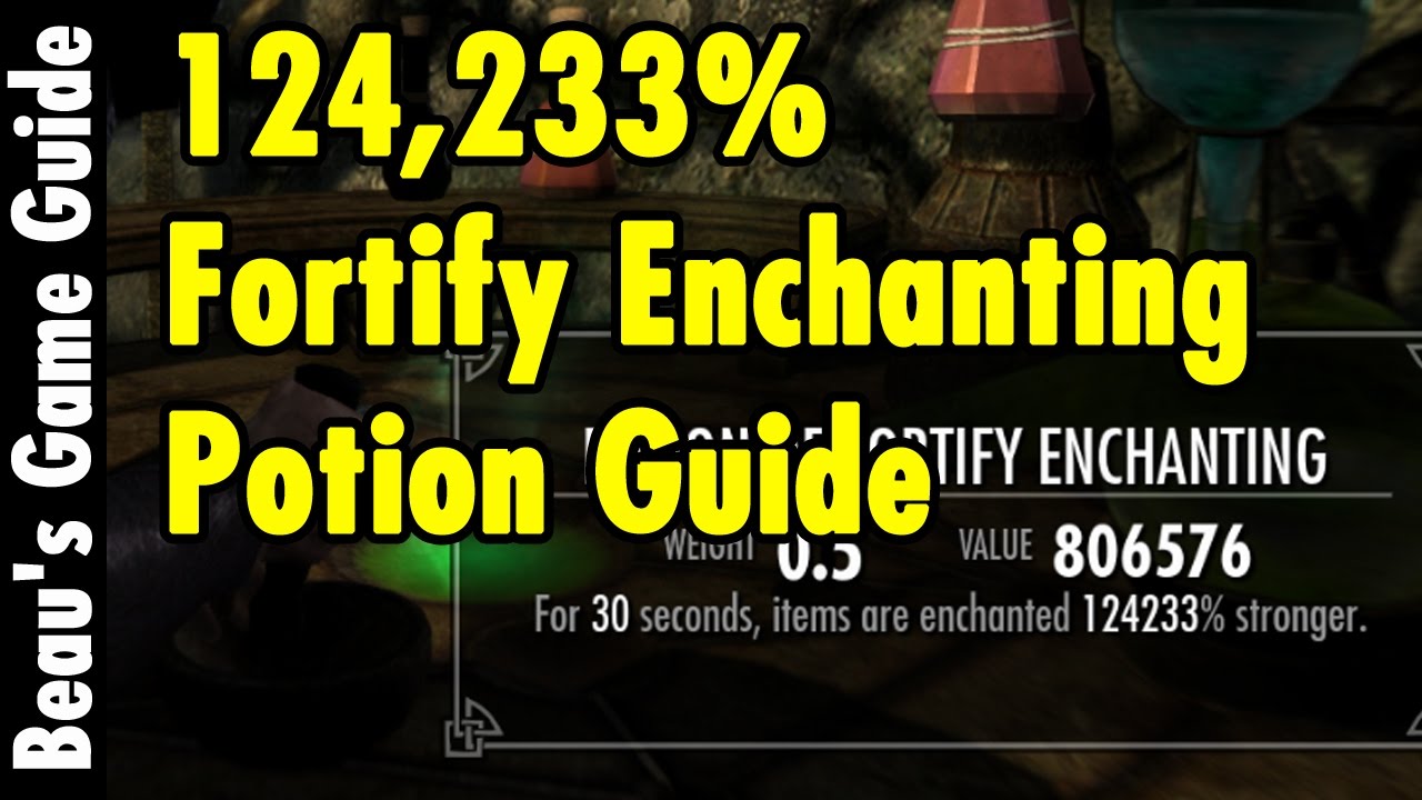 Руководство по зельям зачарования для повышения уровня 124 833% — Skyrim Special Edition — xBeau ...