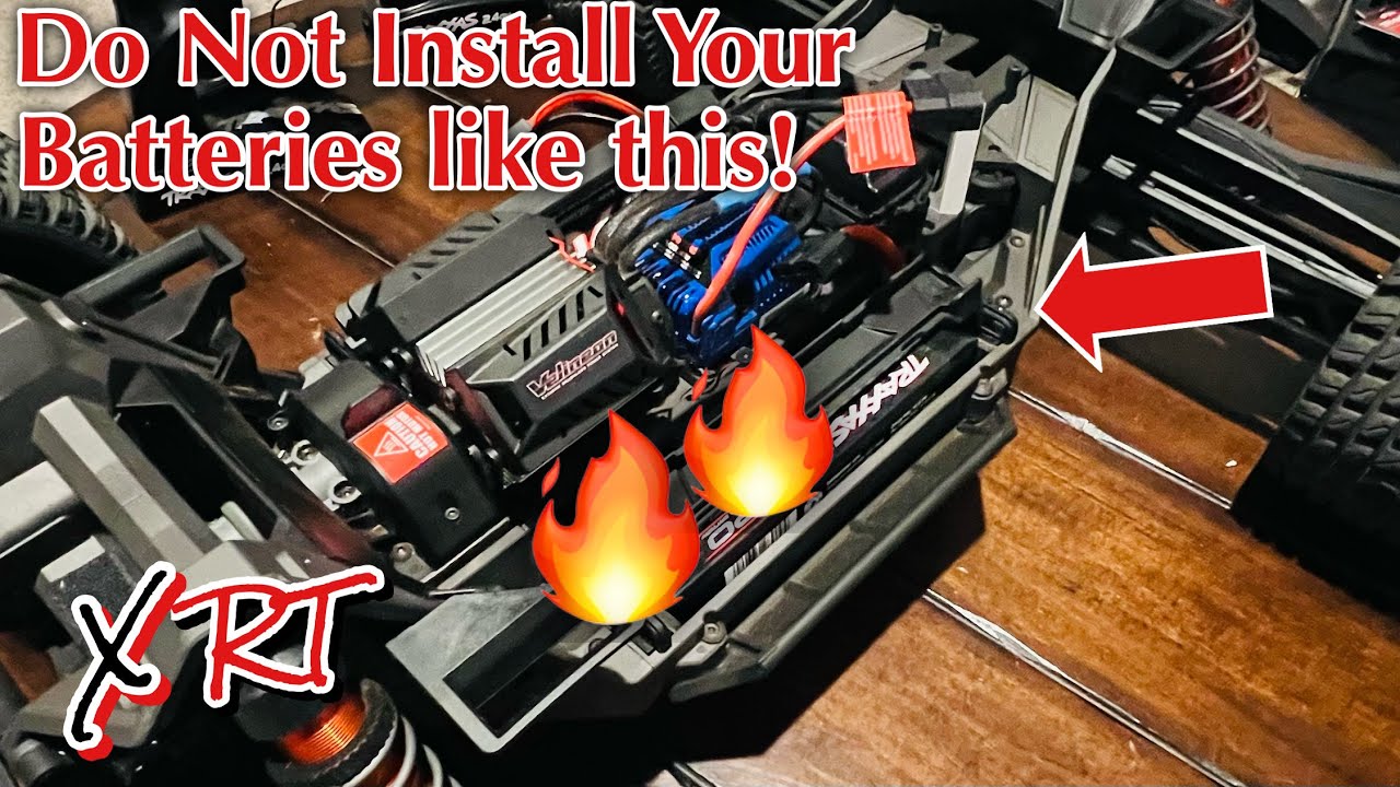 Traxxas | XRT - best way to install your batteries! So they don’t get damaged!