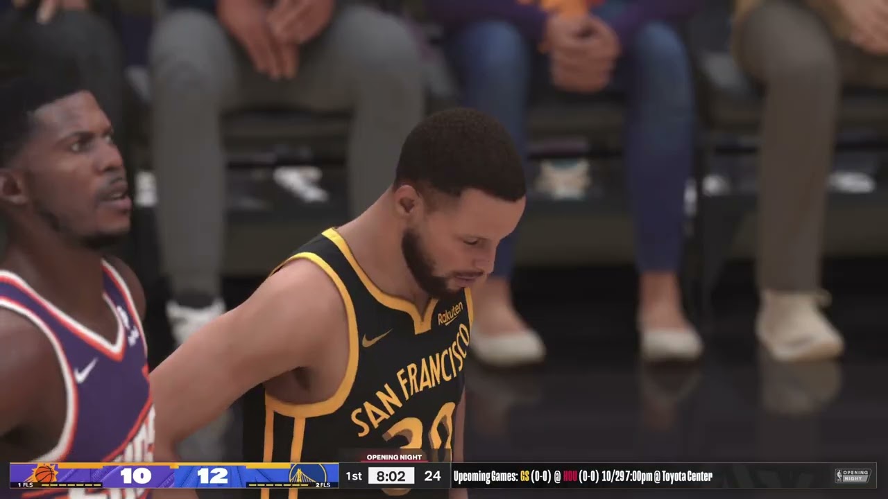 Game 2 2023-24 NBA season: Suns @ Warriors October 24, 2023