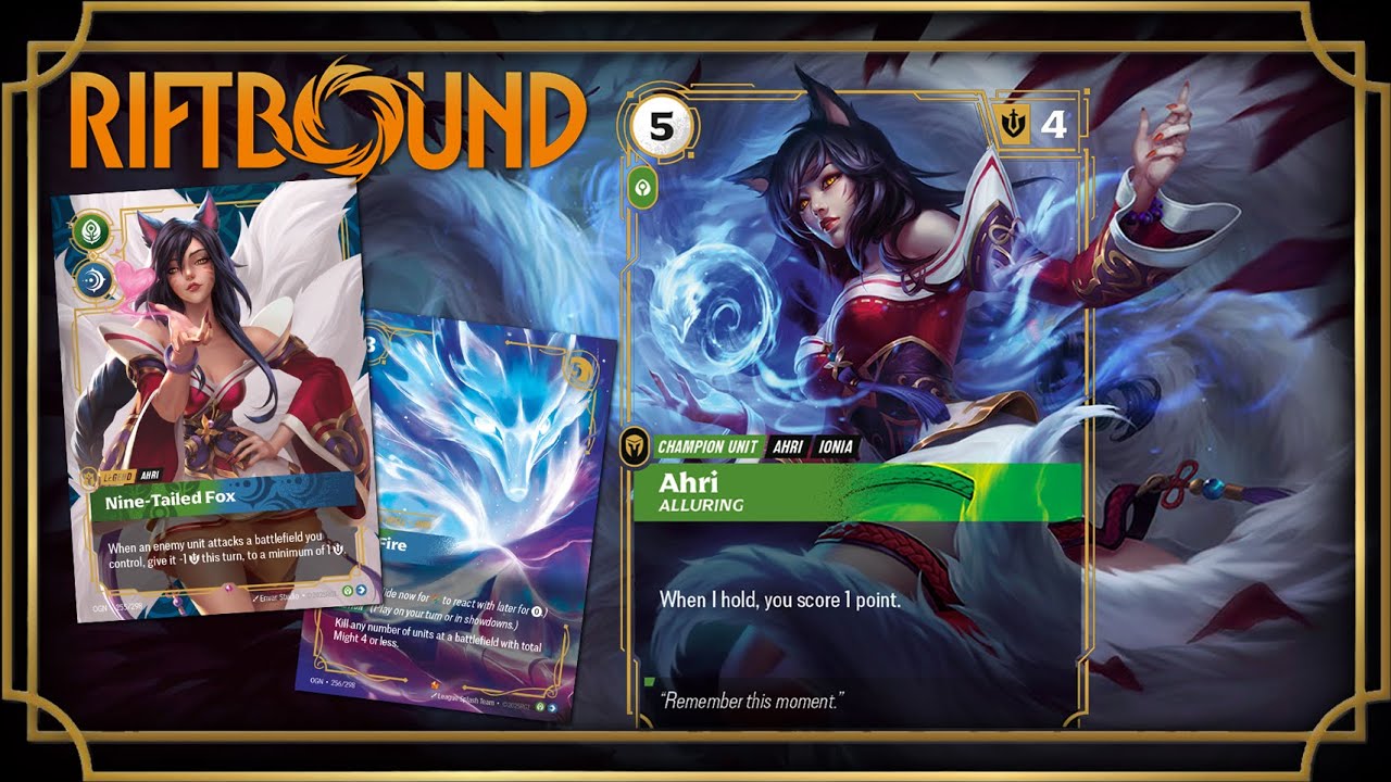 Как играть за Ари Девятихвостую Лису — Riftbound League of Legends TCG