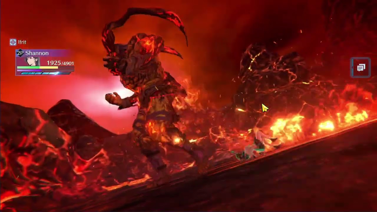 [FFVII EC] Lucia ATB-Usage Showcase - Ifrit Very Hard 2 Co-Op