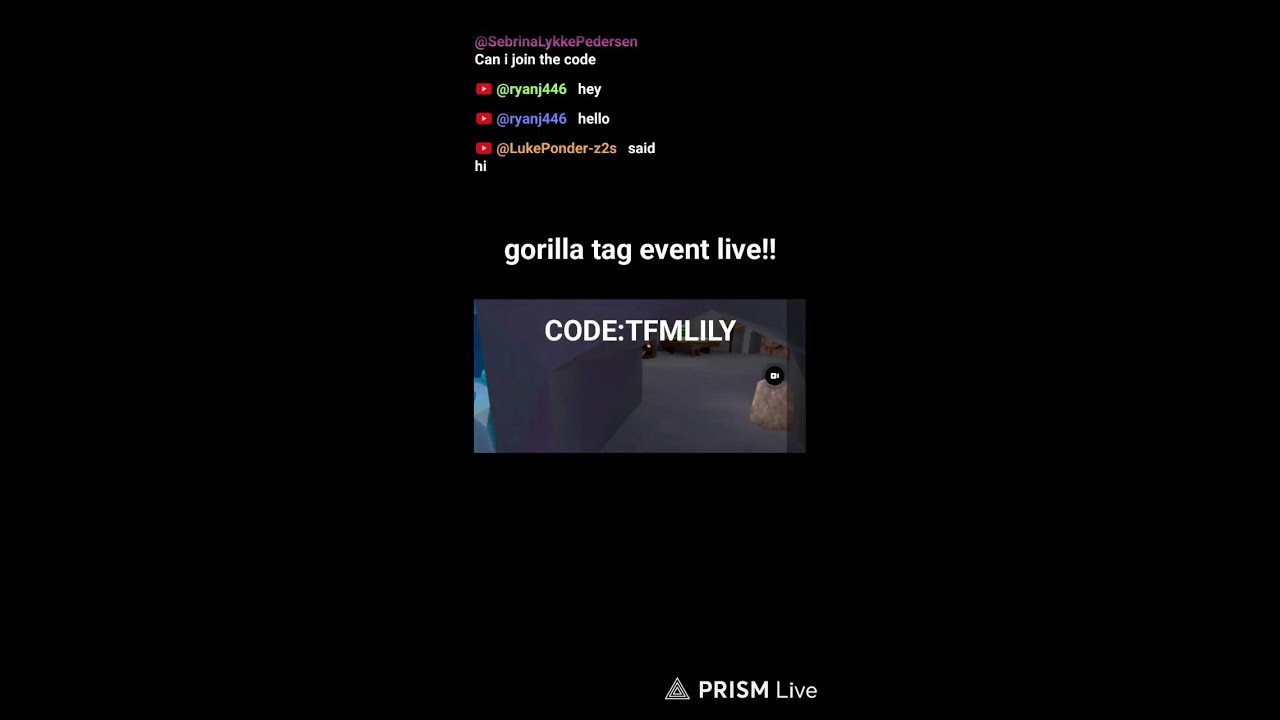 Gorilla tag event live!!!!!