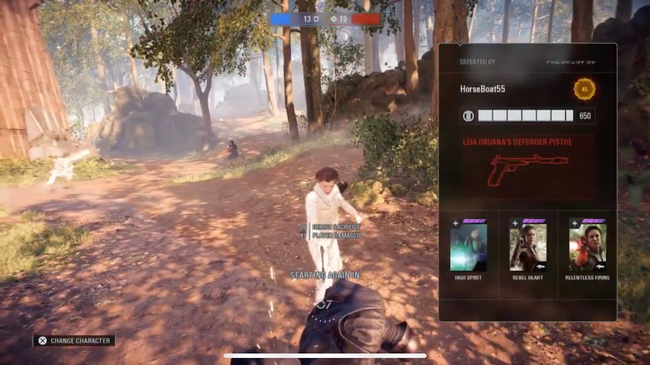 Star Wars Battlefront 2 - HvV Toxic Finn Glitching players Get Destroyed after late joining...