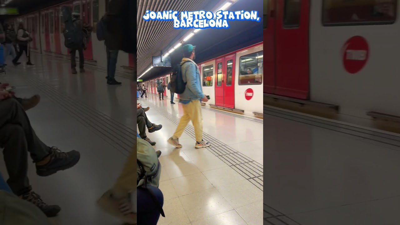 #629 🌈 ASMR  Joanic Metro Station, Barcelona #shortvideo 354 #shortviral #trending #trendingshorts