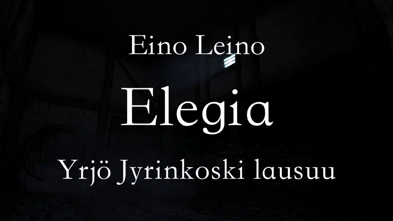 Eino Leino: Elegia