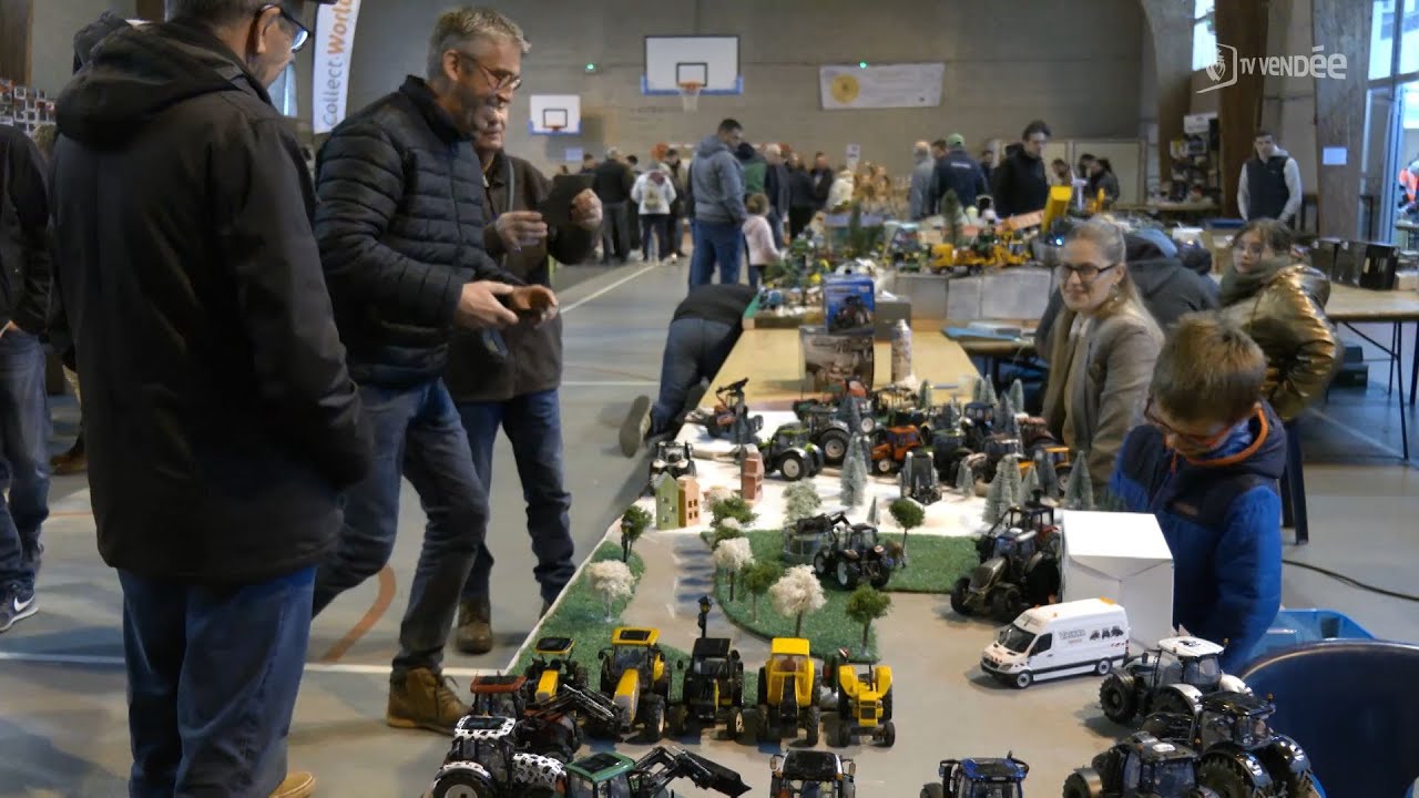 Bazoges-en-Pareds : 1500 visiteurs pour la 9e exposition de miniatures agricoles