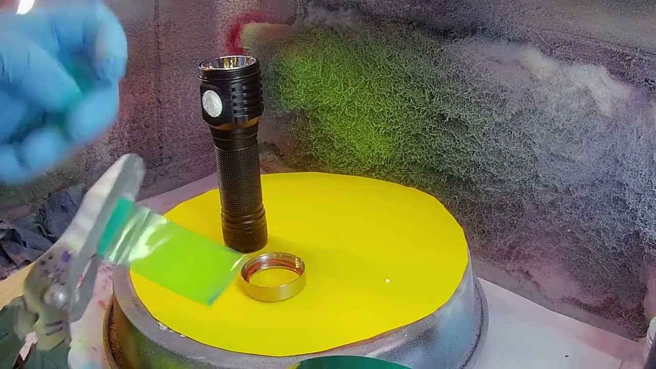 Custom Thermochromic Cerakote Application Process on an Emisar D1K