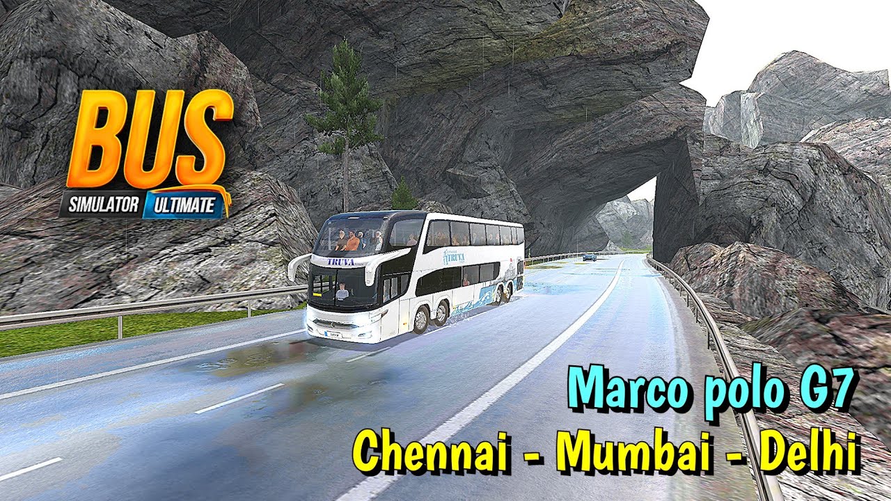 Bus Simulator Ultimate - Gameplay | Drive the Marco polo G7 Bus in Rain
