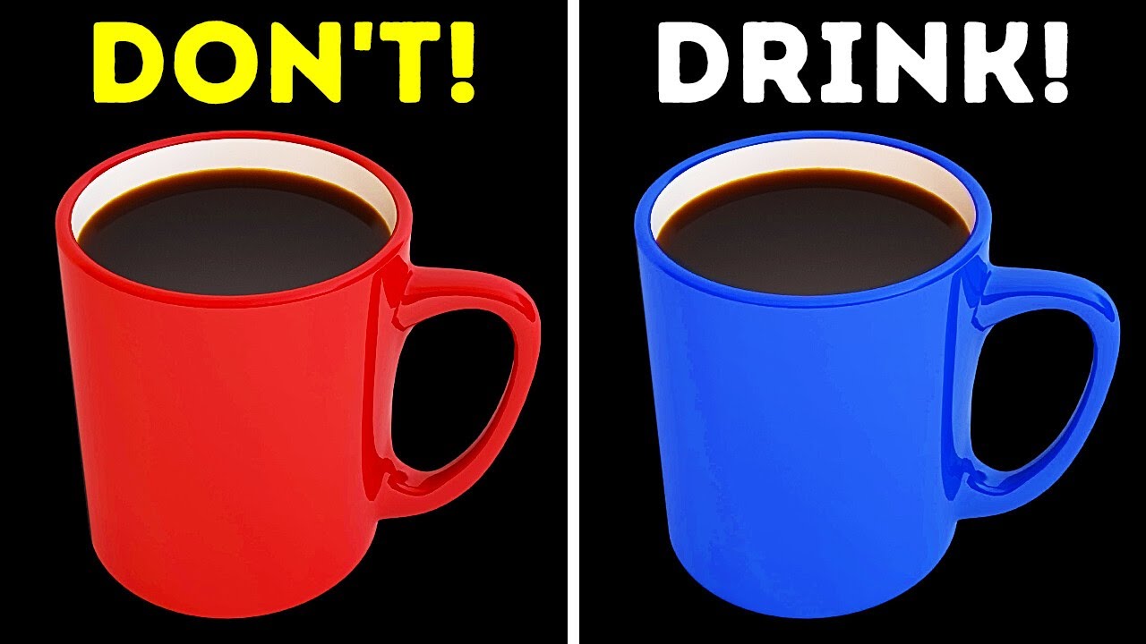 Why You Shouldn't Drink Coffee from a Red Mug
