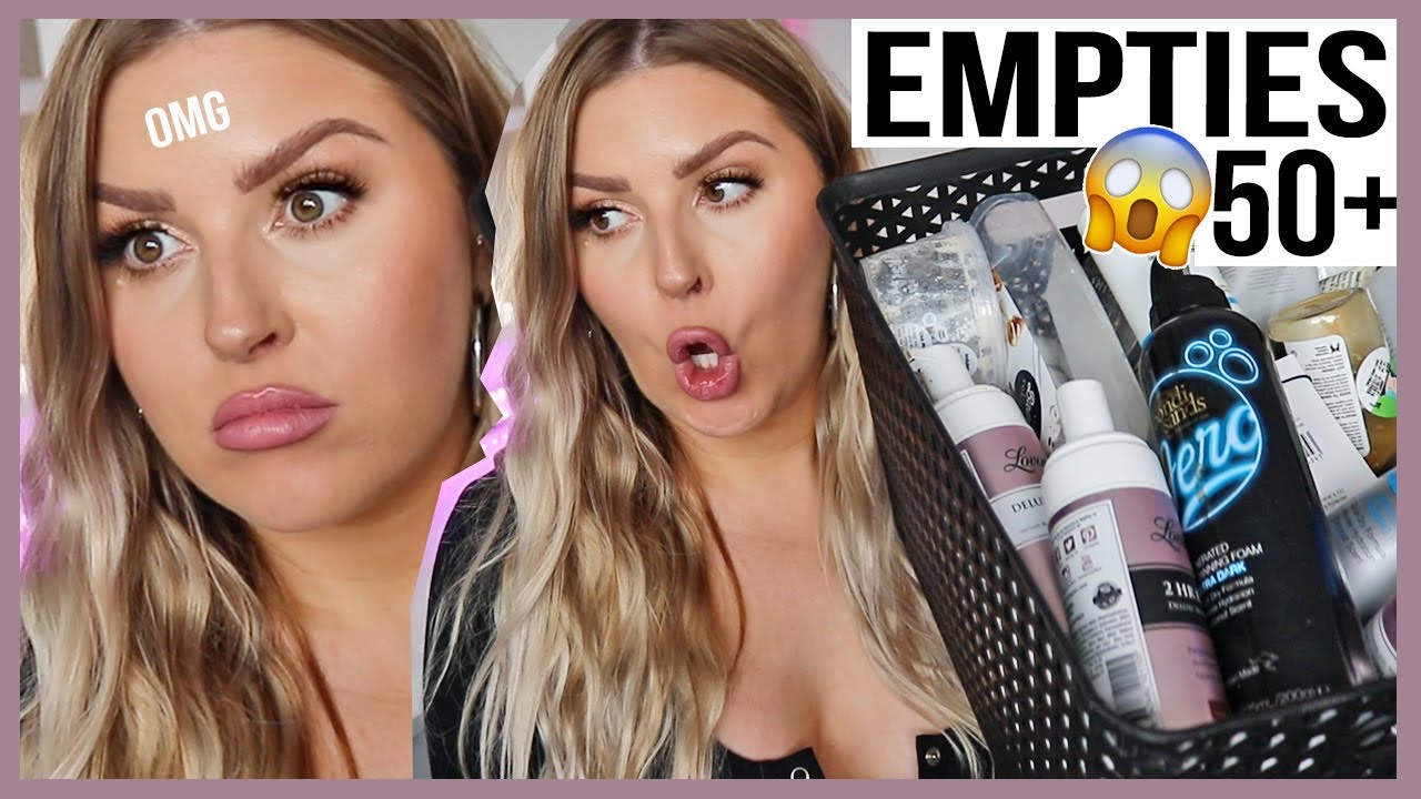 beauty empties & reviews ♻️ STUFF I'VE ACTUALLY FINISHED! 50+ items 😱