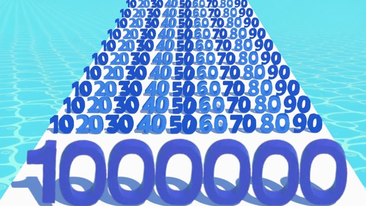 NUMBER MASTER: Number Run: Merge & Grow - Gameplay Walkthrough Android iOS - Part 1