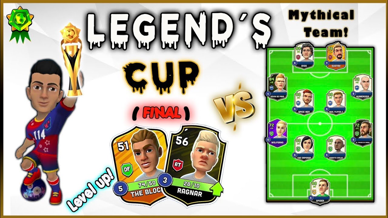 ⚽️ Mini Football - 🆚 Equipo Mítico en la final de la Legend´s Cup 🏆 The Block and Ragnar Level up! ✔