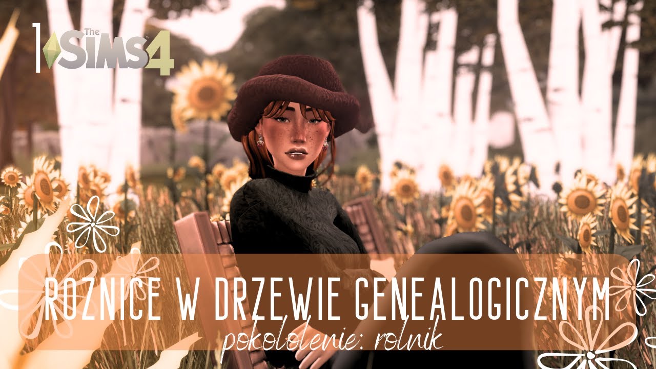 🌻RWDG: r&oacute;żnice w drzewie genealogicznym, pokolenie 1: farmer🌻 (odc. 1) | the sims 4