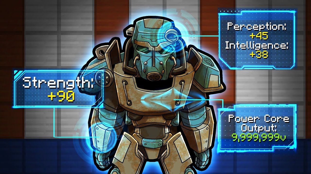 Underground BUNKER with OVERPOWERED Power Armor! (Scramble Craft)