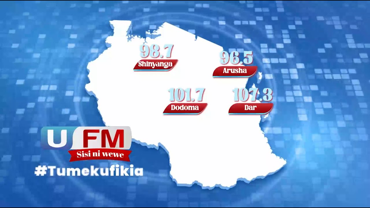 Isikilize UFM Radio ukiwa Dar 107.3, Dodoma 101.7, Arusha 96.5 na Shinyanga 98.7