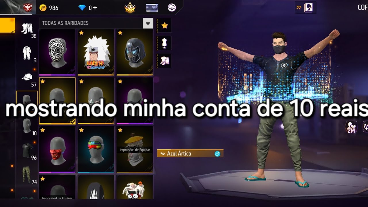 Mostrando minha conta de 10 reais