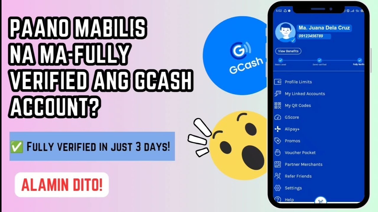 КАК БЫСТРО ПОЛУЧИТЬ ПОЛНУЮ ПРОВЕРКУ СЧЕТА GCASH? | HR ЛИА ДЖ.