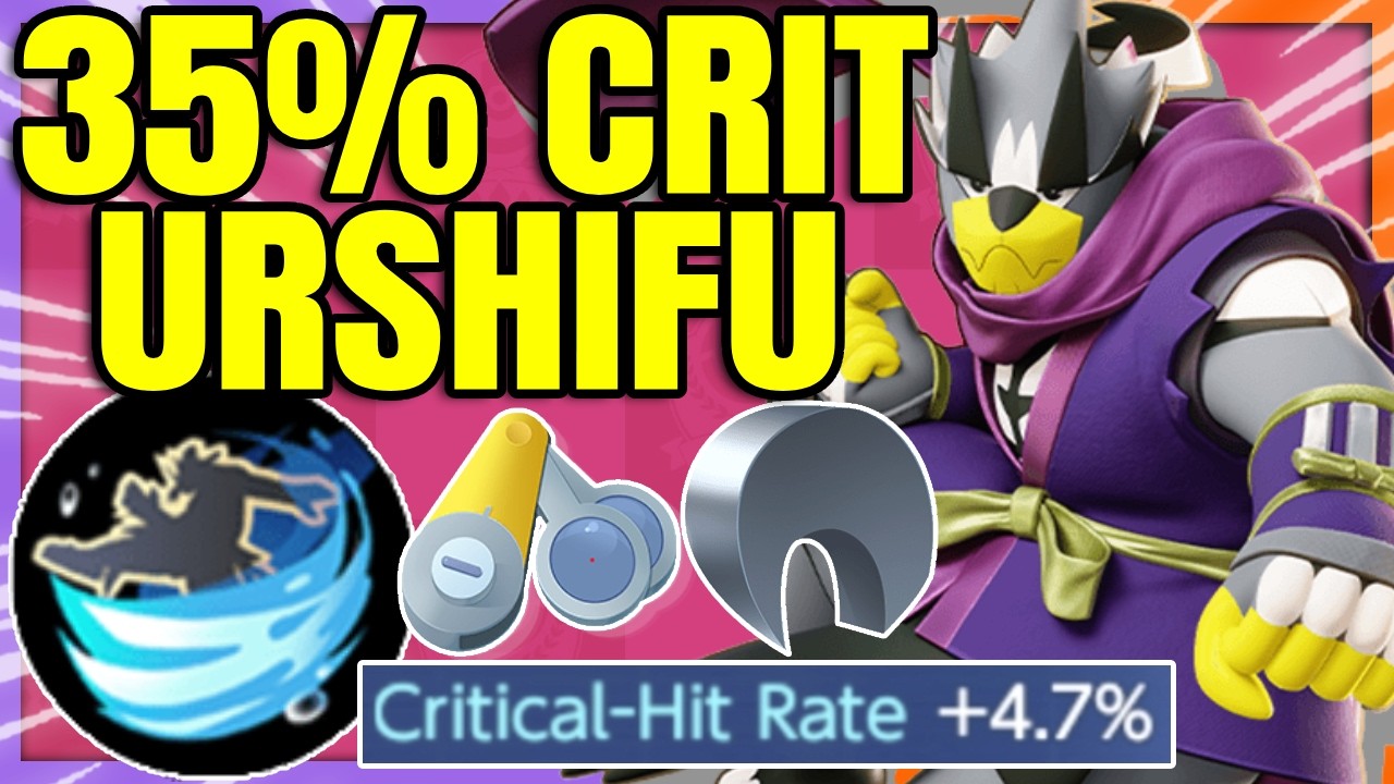 35% CRIT RATE on SURGING STRIKES URSHIFU is Hilariously Strong | Pokemon Unite