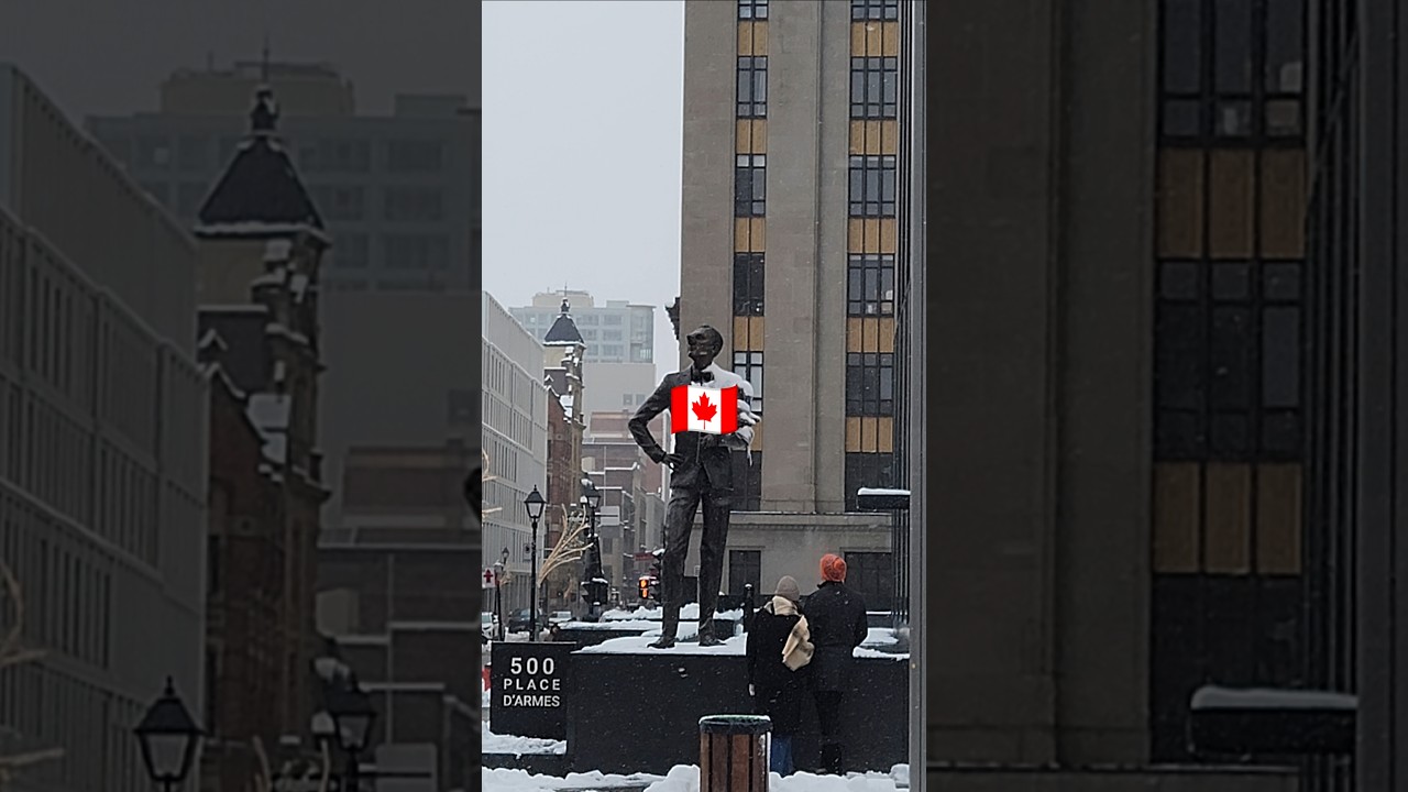 A Little Slice of Paradise ❄️🇨🇦  #canada #shorts #short #downtown #4k #philcollins